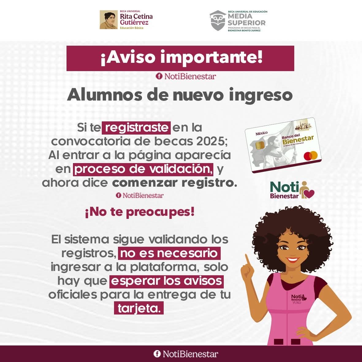 Aviso importante